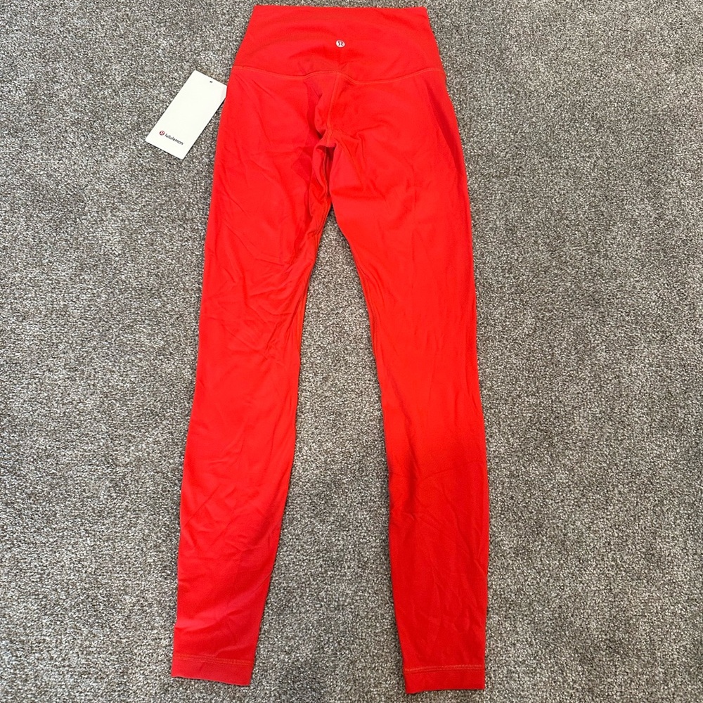 Lululemon Carnation Red Align HR Pant 28”